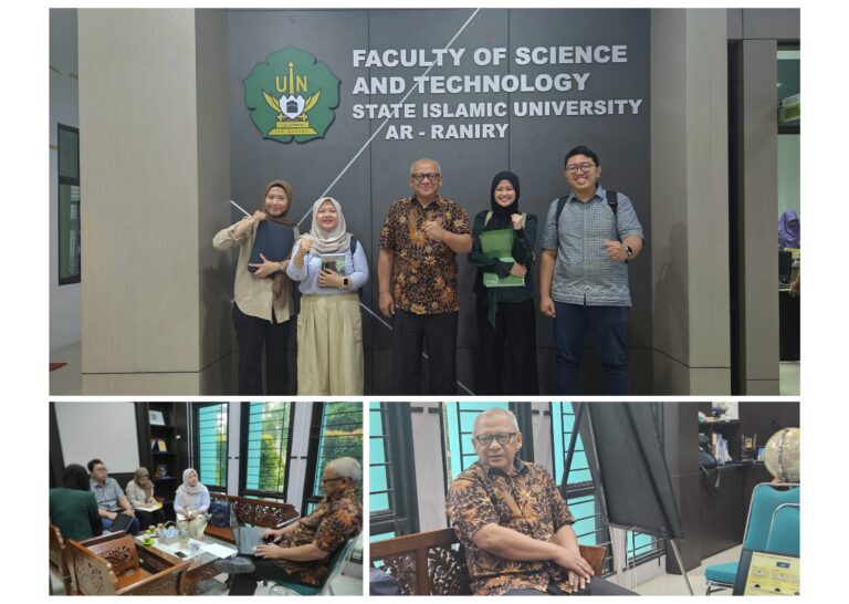 Dekan Fakultas Sains dan Teknologi UIN Ar-Raniry menerima Kunjungan Tim LPEM FEB UI: Bahas Rehabilitasi Permukiman Pascabencana di Indonesia