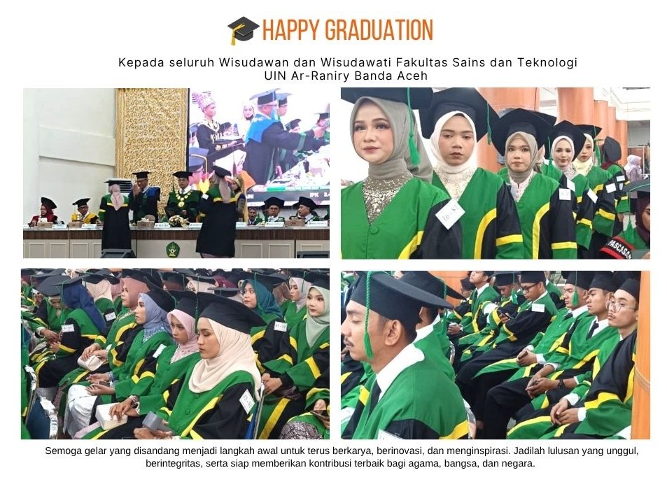 Mengusung Semangat Inovasi, 166 Mahasiswa FST Resmi Menyandang Gelar Sarjana