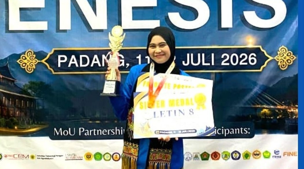 Mahasiswi FST UIN Ar-Raniry Banda Aceh Ukir Prestasi Nasional dengan Raih Medali Perak di LETIN 8