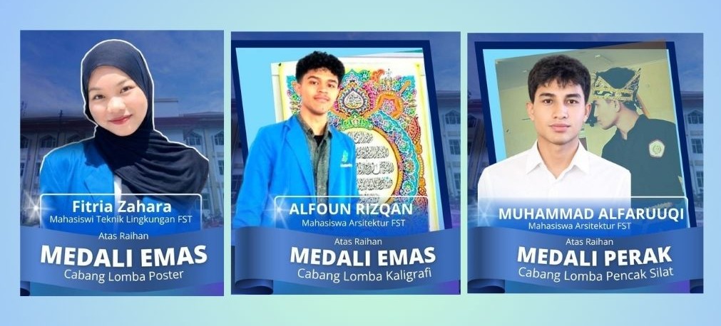 Prestasi Internasional: Tiga Mahasiswa FST UIN Ar-Raniry Juara di The 4th SeIBa International Festival